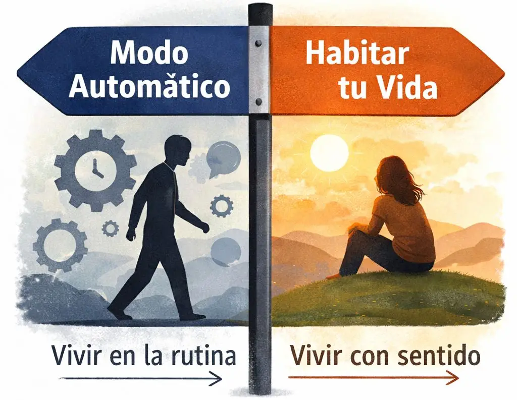 modo automático o habitar la propia vida
